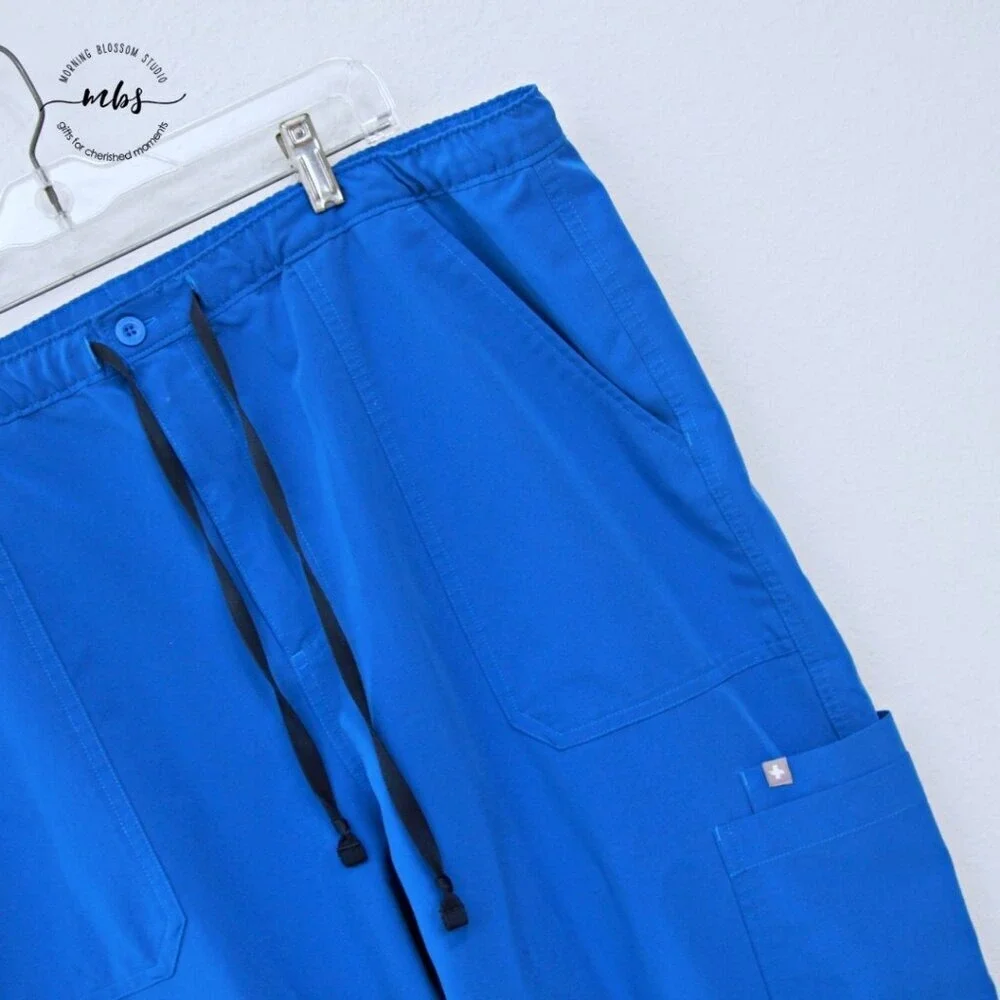 Bundle‎ of 4 Figs Cairo Scrub Pants Blue Men XXL/S Style TM3001S
